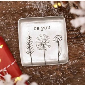 Lisa Leonard pewter "Be You" keepsake dish, brand new